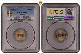 (1920) T9 5 Sen JNDA 01-39 Small MS67