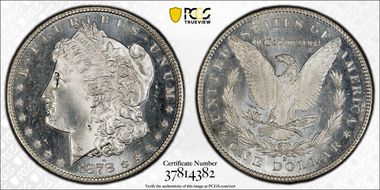 1878-S $1 MS66+ PL