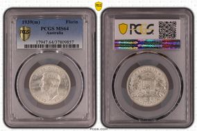 1939(m) Florin KM-40  Ag MS64