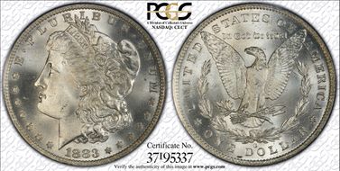 1883-O $1 MS67+