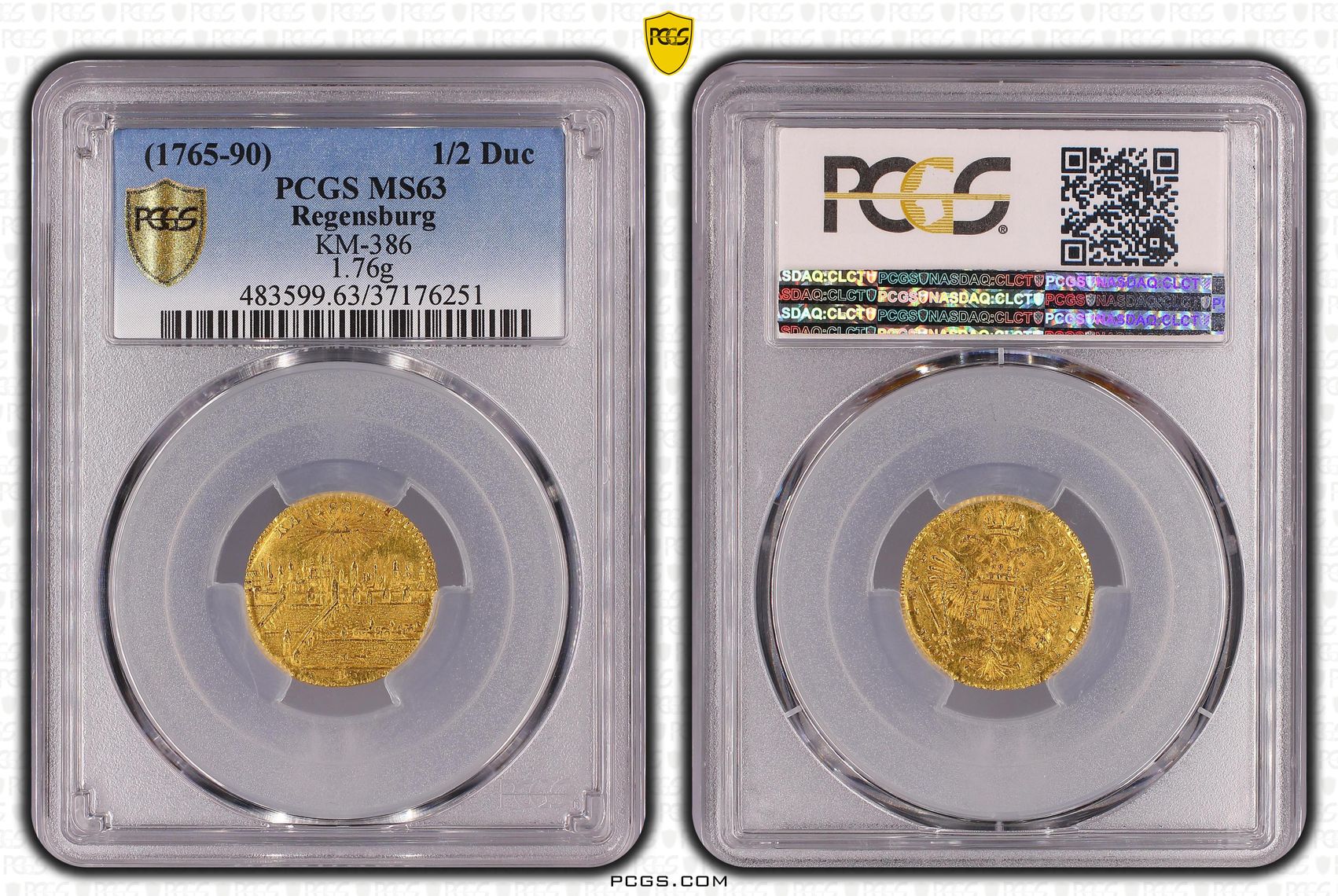 PCGS Certificate Verification Coin Details for Cert #37176251