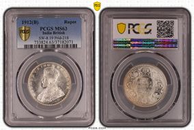 1912(B) Rupee SW-8.19 Prid-218 MS63