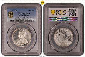 1912(B) Rupee SW-8.19 Prid-218 MS64