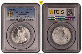 1912(B) Rupee SW-8.19 Prid-218 MS64+