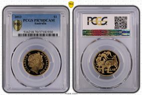 2013 $1 PR70DCAM