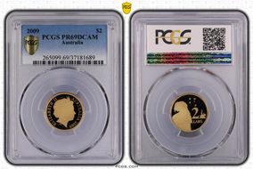 2009 $2 PR69DCAM