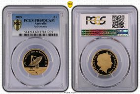 2009 $1 Astronomy PR69DCAM