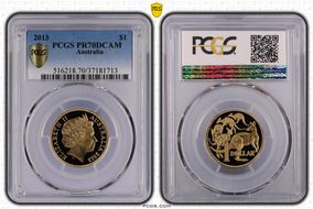 2013 $1 PR70DCAM
