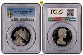 1970 50C Captain Cook PR69DCAM