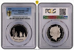 2005 50C Remembrance PR69DCAM