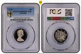 1970 10C PR69DCAM