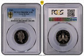 1985 5p S-D3 PR69DCAM