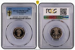 1997 20p S-G2 PR70CAM