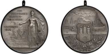 1909 Medal Gaed-2745 Peltzer-1248 Ag N1