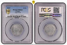 1947 1 Fr Gad-473b F-221 MS64