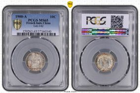 1900-A 10C Lec-142 MS65