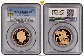 2015 £2 S-SD7 St. George PR69DCAM