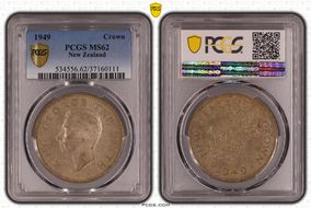 1949 Crown KM-22  Ag MS62