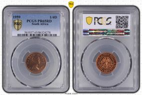 1959 1/4D PR65RD