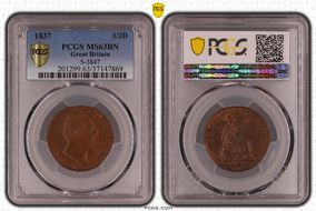 1837 1/2D S-3847 MS63BN