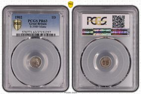 1902 1D S-3989 Matte PR63