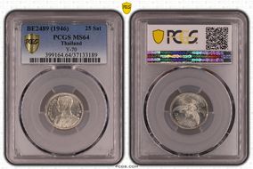 BE2489 (1946) 25 Sat Y-70 MS64