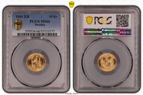 1901 EB 10 Kr MS66