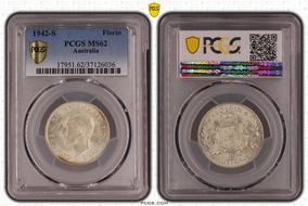 1942-S Florin KM-40  Ag MS62