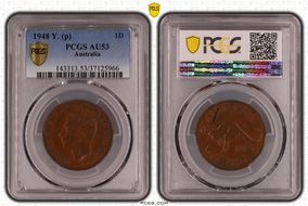 1948 Y. (p) 1D AU53BN