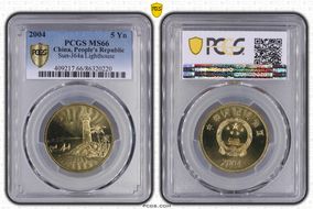 2004 5 Yn Sun-J64a Lighthouse MS66