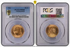 1961 50 Fr MS66