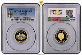 2011-P $25 Sovereign PR69DCAM