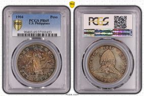 1904 Peso PR65