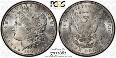 1897 $1 MS66+
