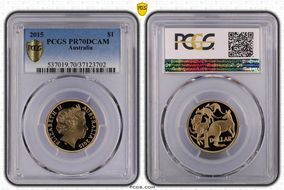 2015 $1 PR70DCAM