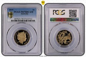 2019 $1 PR70DCAM