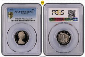 1975 10C PR70DCAM
