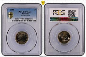 2018 $2 4th Portrait MS67