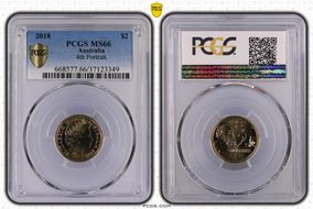 2018 $2 4th Portrait MS66