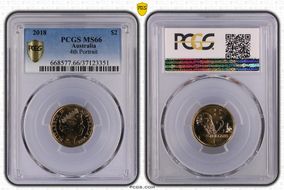 2018 $2 4th Portrait MS66
