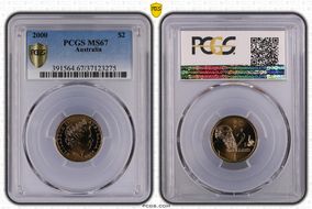 2000 $2 MS67