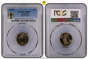 2018 $2 4th Portrait MS67