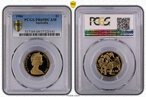 1984 $1 PR69DCAM