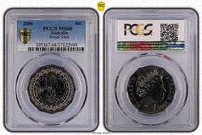 2006 50C Royal Visit MS68