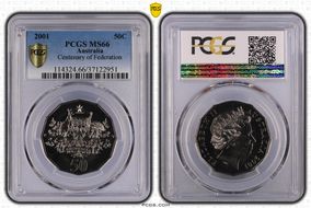 2001 50C Centenary of Federation MS66