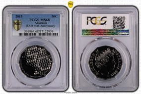 2015 50C RAM 50th Anniversary MS68