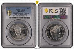 2017 50C MABO Pride & Passion Yes for Aboriginals MS65