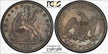 1861-O 50C MS63