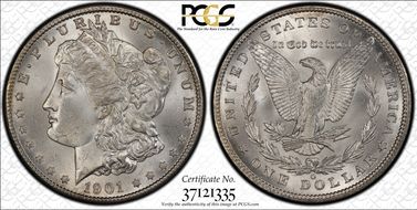 1901-O $1 MS66