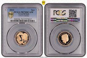 2012 Sov S-SC8 Diamond Jubilee PR70DCAM
